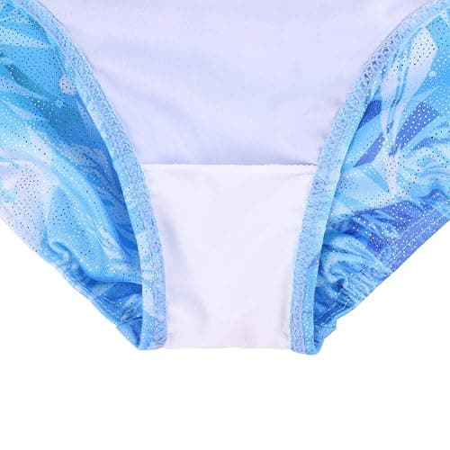 TFJH E Kids 3/4 Sleeve Girls' One Piece Sparkly Gymnastics Leotard Practice Outfits thumbnail 5