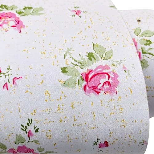 Yifasy 32.8ft Roll Pink Rose Shelf Liner Peel and Stick Wallpaper Revamp Furniture Wall Surface Decor Paper (L-393.7x17.7 Inch) thumbnail 7
