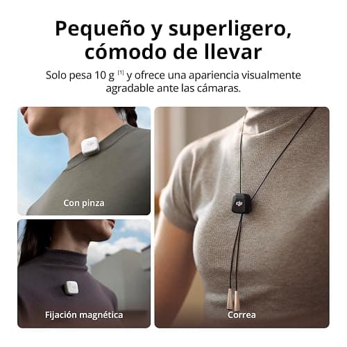 DJI Mic Mini Micrófono Inalámbrico (1 TX + 1 RX), cancelación de Ruido, límite automático, micrófono inalámbrico Profesional para cámaras/iPhone/Android, Vlogs, Streaming, transmisión a 400 m thumbnail 2