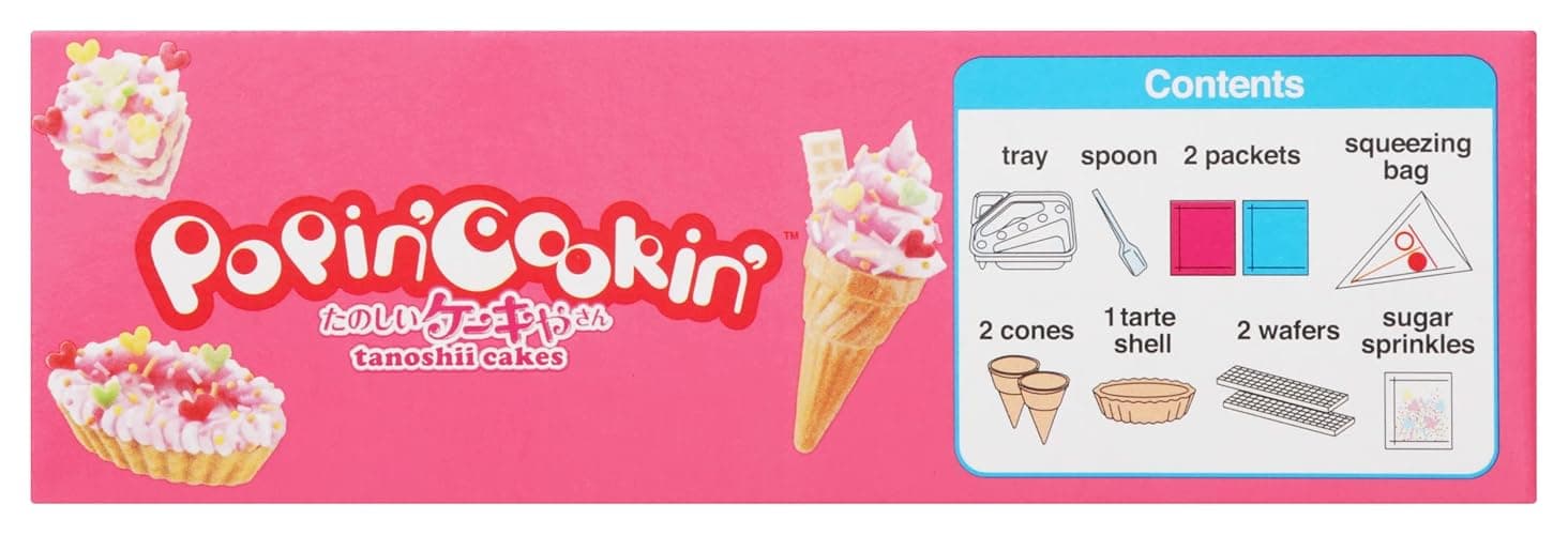 Kracie Popin' Cookin' DIY Candy Cake Kit, No Bake, 0.9 Ounces (Pack Of 1) thumbnail 4