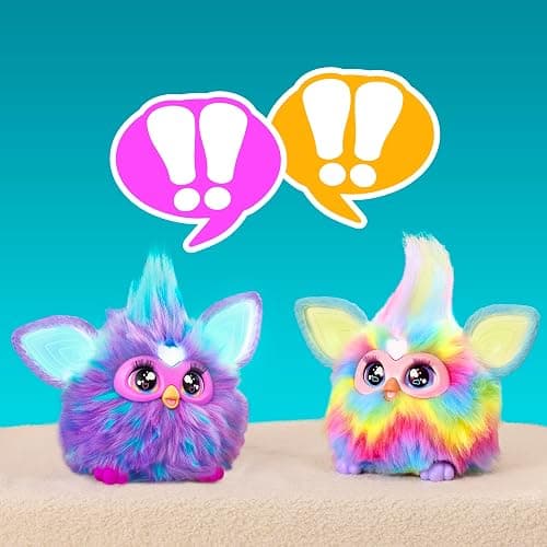 Furby Tie Dye Interactive Plush Toy - English Version, Batikfärbung thumbnail 7