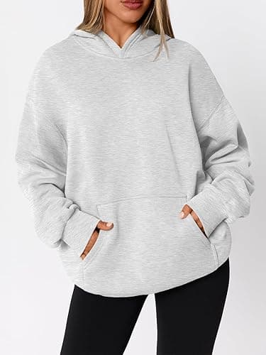 WYNNQUE Hoodies for Women Oversized Sweatshirts Fall Fashion Outfits 2025 Casual Sweaters Tops Fleece Workout Winter Clothes thumbnail 4