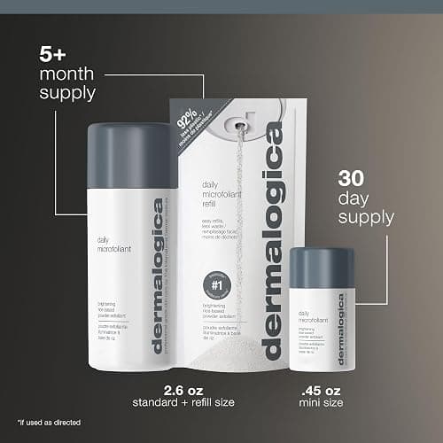 Dermalogica Daily Microfoliant, Face Exfoliator Scrub Powder with Salicylic Acid and Papaya Enzyme, Achieve Brighter, Smoother Skin Daily thumbnail 10
