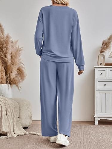 AUTOMET Womens Sweatsuits 2 Piece Lounge Matching Outfits Sweat Sets Tracksuit Travel Sweatshirts Fall Fashion Clothes 2025 thumbnail 4
