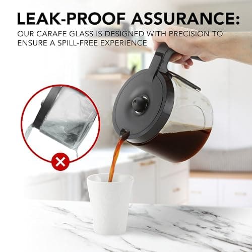 12-Cup Coffee Carafe Compatible with Keurig K-Duo Essentials, K Duo Hot & Iced – Will NOT Fit Keurig K-Duo Single Serve thumbnail 5