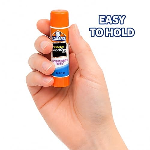 Elmer's Disappearing Purple School Glue Sticks, Washable, 6 Grams, 12 Count - Arts & Crafts, Poster, Projects, Back to School, #1 Teacher Brand thumbnail 3