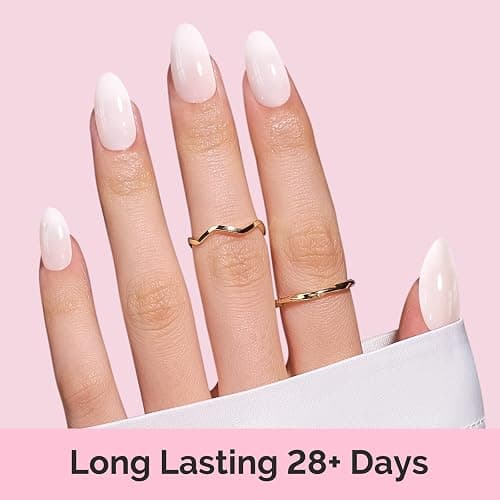 MelodySusie Jelly Gel Nail Polish Set,6 Transparent Colors,Milky or Jelly Texture,Classic Basic Colors Soak Off UV LED Light Cure or Salon Manicure and Nail Art DIY at Home thumbnail 4