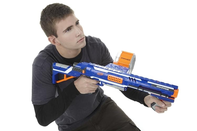 NERF Rampage N-Strike Elite Toy Blaster with 25 Dart Drum Slam Fire for Kids, Teens, & Adults (Amazon Exclusive) thumbnail 9