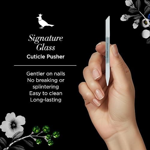 butter London Glass Cuticle Pusher, Signature Glass Collection - Professional Cuticle Pushers & Scraper for Natural Nails - Salon Quality Manicure Pedicure Tool & Products for Fingernails & Toenails thumbnail 2
