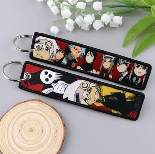 Pinstant Soul Eater Anime Manga Keychain Key Tag Chain Fob Ring thumbnail 4