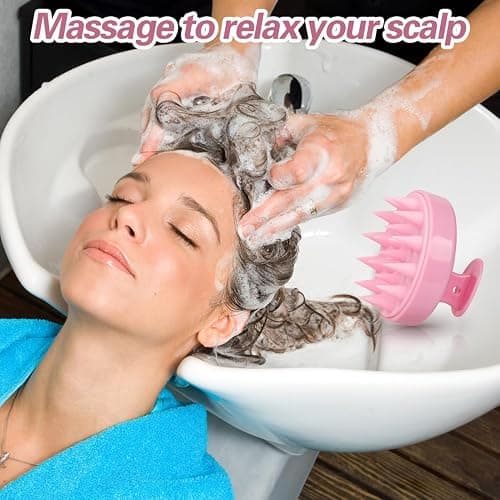 2 Stück Haaröl Applikator, Wurzelkamm Applikator Flasche und Haare Massagebürste, HaarfäRbepinsel Flasche Wurzelkamm Applikator Haarfärbemittel Kamm und Kopfmassage Bürste thumbnail 6