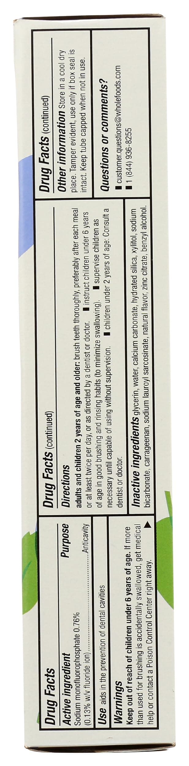 Fluoride Toothpaste, Cavity Fighting & Whitening, Peppermint Flavor, 5.5 Ounce thumbnail 4
