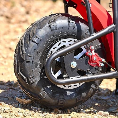 XtremepowerUS Mini Bike 4-Stroke Gas Prowered Off Road Trail Bike Dirt Mini Motorcycle Ride on 99cc 3.5HP Blue (Red) thumbnail 6