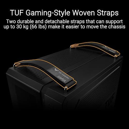 ASUS TUF Gaming GT502 Horizon ATX Mid-Tower PC Case (Boundless Panoramic Design, Dual-Chamber, Independent CPU and GPU Cooling Zones, Tool-Free Side Panels, USB 10 Gbps Type-C® Front Panel) thumbnail 6