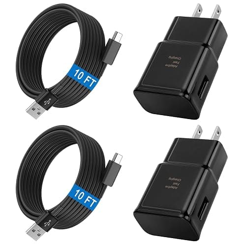Phone Charger Android Type C 10 FT USB to USB C Charging Cable Fast Charger for Samsung Galaxy S10/S10e/S10+/S9/S9+/S8/S8+/S23/S22/S21 Ultra/S20//S25/S26/S24/Note 20/Note 10/Note 9/Note 8 - Image 1