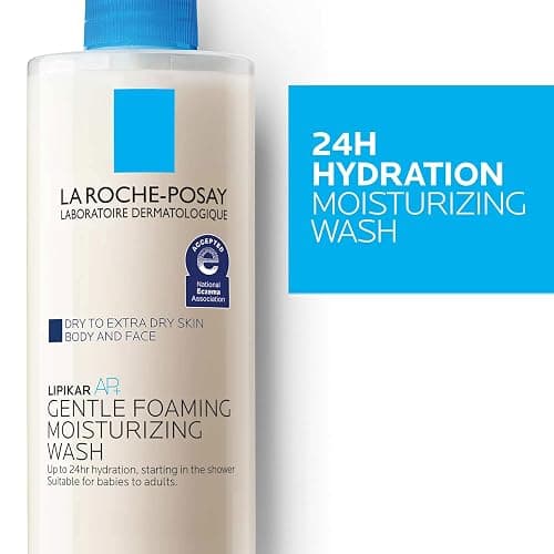 La Roche-Posay Lipikar AP+ Gentle Foaming Moisturizing Wash, Shea Butter + Niacinamide + Glycerin, Moisturizing Body Wash For Dry Skin, National Eczema Association Accepted, Dermatologist Tested​ thumbnail 5