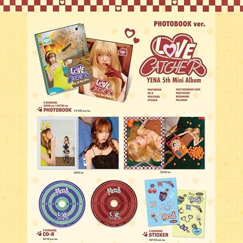 LOVE CATCHER 5th Mini Album (Random Ver.) Photobook R + Sticker + Postcard mark + 2 Extra Photocards Official K-POP Sealed Album thumbnail 2