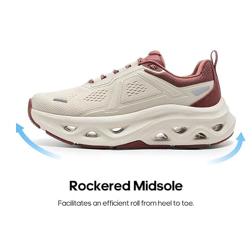 NORTIV 8 Women's Cushioning Walking Shoes Non Slip Breathable Comfortable Workout Running Tennis Jogging Gym Athletic MovePropel Fashion Sneakers thumbnail 4