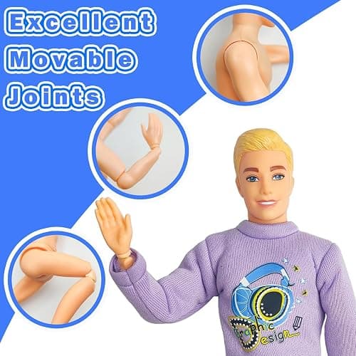 Interactive Family Toy Fun Action Figures Set, Imaginative Family Doll Play thumbnail 5