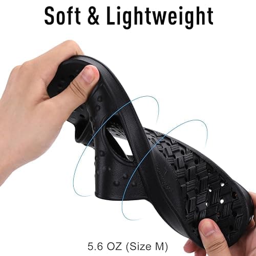 shevalues Shower Shoes for Women Men with Arch Support Quick Drying Pool Slides Lightweight Beach Sandals with Drain Holes thumbnail 4