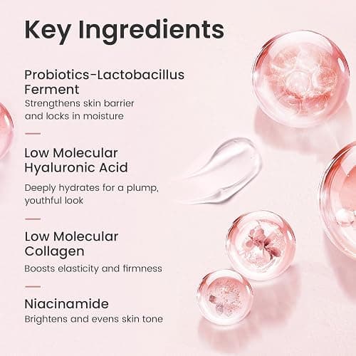 Elvira Bio-Collagen Face Mask - Deep Hydrating Overnight Face Mask, Korean Skincare, Facial Treatments & Masks for Women - Firming and Moisturizing, 4-Pack thumbnail 3