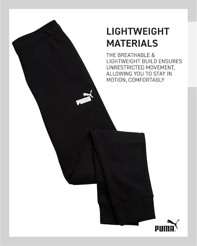 PUMA Boys Sweatpants Set - 3 Piece Fleece Pullover Hoodie Boys TShirt and Jogger Pants Youth Kids Activewear Set (8-16) thumbnail 5