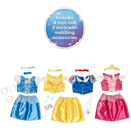 Disney Princess Dress Up Trunk Deluxe 21 Piece Officially Licensed [Amazon Exclusive] thumbnail 5