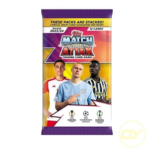 Topps Match Attax 23/24 UEFA Champions League Trading Cards x 6 Packet Bundle - Soccer Cards 2023-2024 thumbnail 2
