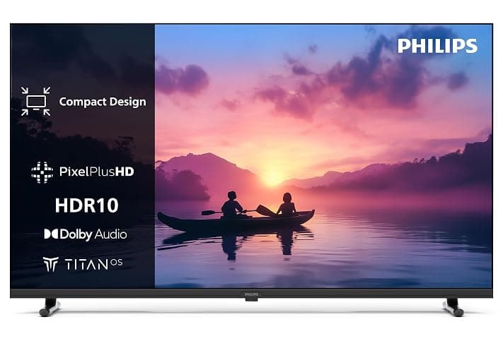 Philips 32PHS6000 HD LED Smart TV - 32 Zoll Display mit Pixel Plus, Titan OS Plattform Und Dolby Digital Sound - Funktioniert Mit Alexa Und Google Sprachassistent - Image 1