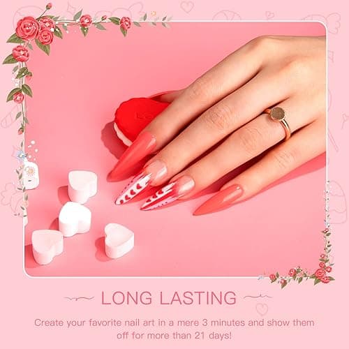 Beetles Pink Gel Nail Polish Nude Pink Rose Red Milky White Gel Polish Set Sweetheart Candies Collection Soak Off UV LED Gifts for Mom thumbnail 5