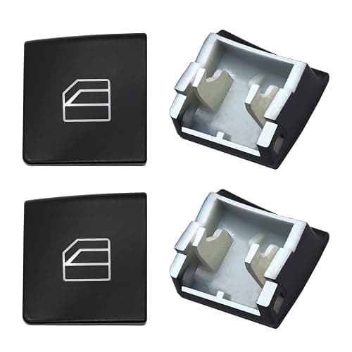 Panwarmoll 4Pcs Front Driver Window Switch Button Cap Fit for Mercedes-Benz C-Class E-Class GLK W204 W212 E220 C180 C200 C220 C300 C250 W166 Driver Side Front Left Repair Kit Replace A2049055402 thumbnail 6