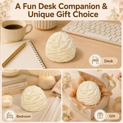Crunchy Cream Roll Squishy, Crispy Cream Stress Ball for Adults，Pink thumbnail 7
