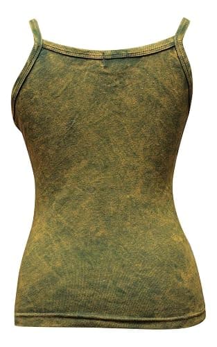 Shopoholic Fashion Women Cotton Hippy Razor Cut Vest Top Floral Embroidery Summer Sleeveless Tank Top thumbnail 8