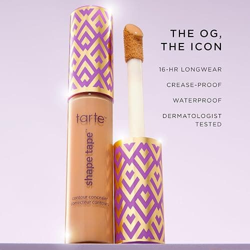 tarte shape tape concealer – Full-Coverage, Matte Finish for Under Eye, Dark Circles, Fine Lines, Redness & Discoloration, Longwear, Dermatologist-Tested, Vegan, Cruelty-Free thumbnail 7