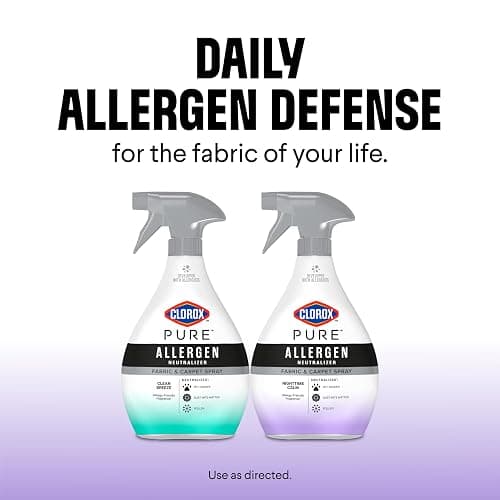 Clorox PURE Allergen Neutralizer Fabric and Carpet Spray, Nighttime Calm, 26 Fluid Ounces thumbnail 11