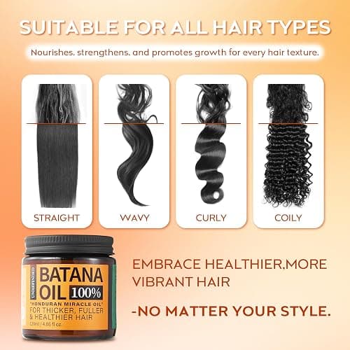 Batana Oil for Hair Growth Dr Sebi, 100% Raw Organic Batana Hair Mask from Honduras, Wild Growth Hair Oil, Scalp Oil Promotes Hair Thickness, Prevents Loss for Men & Women, 4.06 fl oz thumbnail 6