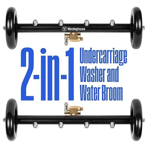 Westinghouse Universal 16" Pressure Washer Undercarriage Cleaner and Water Broom Attachment - 4400 PSI, 1/4" Connector - for Gas and Electric Pressure Washers thumbnail 9