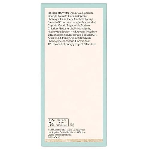 Honest Beauty Sensitive Skin Calming Cream Cleanser | Gently Cleanses, Hydrates, + Calms Skin | Hypoallergenic, Fragrance Free, Vegan | 4 fl oz thumbnail 10