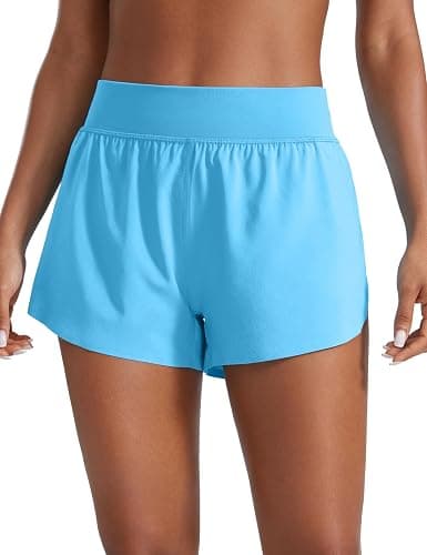 CRZ YOGA High Waisted Running Shorts - Image 1