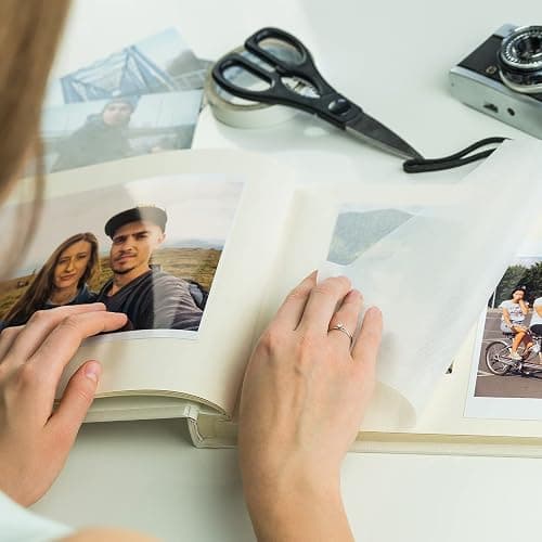 durony 800 Pieces Photo Sticker White Double-Sided Self Adhesive Photo Tapes for Pictures DIY Photo Album Journal thumbnail 7