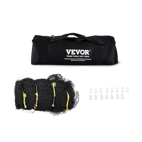 VEVOR Batting Netting,Training Net for Softball Baseball Batting Hitting | 10/35/42/55/70 FT Professional Practice Portable Pitching Cage,Heavy Duty Enclosed PE Net,Indoor,Outdoor,Backyard(NET ONLY) thumbnail 9