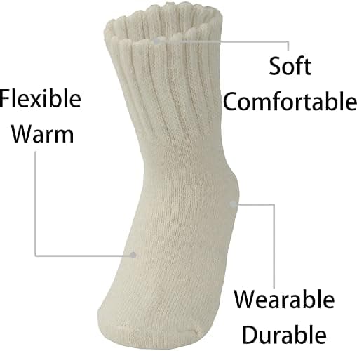 Weweya Boot Socks for Women - Thick Winter Knit Warm Socks - Gifts for Women thumbnail 2