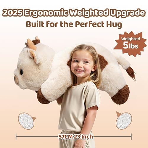 weighted heated stuffed animal 5lbs thumbnail 3