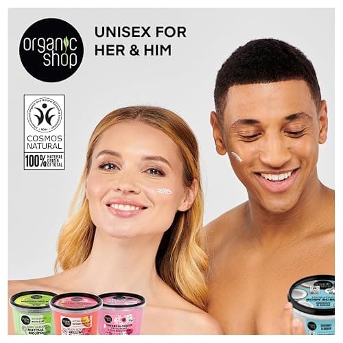 Organic Shop 250ml Body Scrub Vitamin C Yogurt Smoothie Glow thumbnail 8