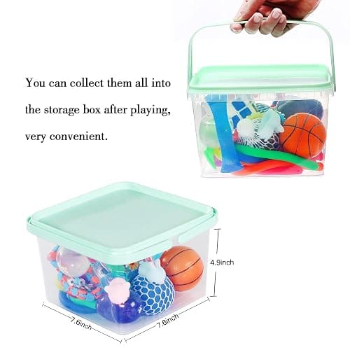 24 Pack Fidget Toys for Adults with Liquid Motion Timer Mochi Squishy Stretchy String Flippy Chain Easter Egg Marble Mesh Squeeze Bean Stress Ball for Gift thumbnail 3