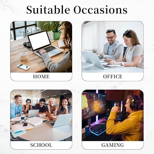 Hancynir Inspirational Quote Mouse Pad for Desk, Cute Bows Heart Small Mousepad with Non-Slip Base, Round Mouse Pads for Laptop Gaming, Computer Mouse Mat for Desk Accessories Office Decor Supplies thumbnail 6