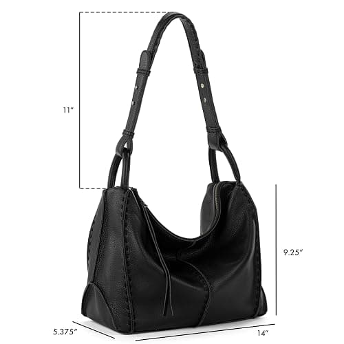 The Sak Los Feliz Hobo Purse - Premium Large Leather Women's Handbag for Everyday & Travel - Durable Purse With Zipper Pocket thumbnail 5