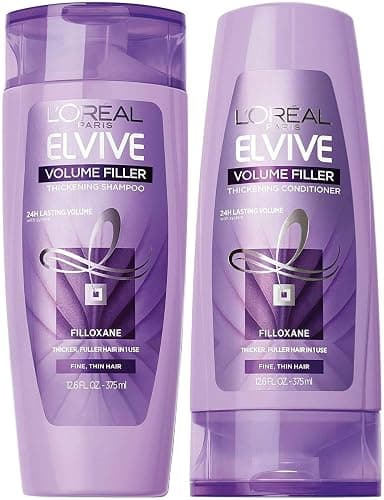 L'Oreal Paris Elvive Volume Filler Thickening Shampoo and Conditioner Set, 12.6 Ounce Each - Image 1
