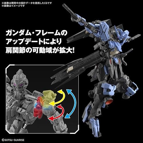 Bandai Hobby - Mobile Suit Gundam Iron Blood Orphans - Gundam Vidar MG 1/100 Model Kit thumbnail 4
