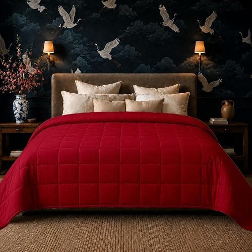 HomeSmart King Size Weighted Blanket 50 lbs - The Heaviest Weighted Blanket | Fits King and California King Beds, Ultra Soft Fabric, Evenly Distributed Weight, Machine Washable, Very Heavy Blanket - Image 1